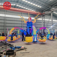Fabricant de manèges Happy Octopus pour parcs d'attractions et foires, grande attraction rotative Octopus pour carnaval
