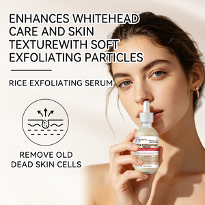 Sérum Exfoliant au Riz Marque Blanche 30ml – <span class=keywords><strong>Essence</strong></span> Éclaircissante <span class=keywords><strong>et</strong></span> Lissante Anti-Âge au Niacinamide <span class=keywords><strong>et</strong></span> à l'Eau de Son de Riz pour le Visage - Product Image 4