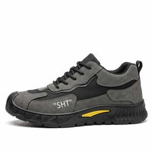 Steel Toe Safety <b>Shoes</b> Anti Slip Work Footwear Lightweight Lace Up Industrial Outdoor <b>Shoes</b> - Product Image 1