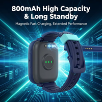 Reloj Inteligente para Niños con 4G LTE, GPS, Llamada de Emergencia SOS, Resistente al Agua IP68, Batería de 5-10 Días, Pantalla IPS de 28 mm, Monitor de Respiración y Sueño