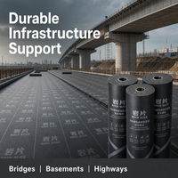 Professionelle SBS-modifizierte Bitumen-Dachbahn mit Mineralgranulat-Oberfläche, selbstklebend, Überlappung für Dächer, 4 mm