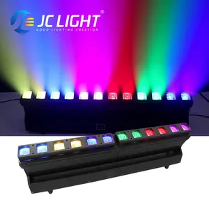 JC New 12x40w Led Bar Light Rgbw 4in1 Pixel Zoom Matrix Dj Stage Effect Wash Sharpy Beam Moving Head Zoom Lights