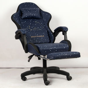 Chaise <span class=keywords><strong>de</strong></span> jeu PC pivotante économique avec repose-pieds Siège <span class=keywords><strong>de</strong></span> jeu inclinable ergonomique <span class=keywords><strong>haut</strong></span> <span class=keywords><strong>de</strong></span> <span class=keywords><strong>gamme</strong></span> Style design moderne - Product Image 3