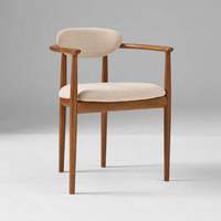 JP Chaise de salle à manger italienne de luxe moderne Chaises d'intérieur en bois pour restaurant Chaise de salle à manger de restaurant de luxe moderne pour hôtel
