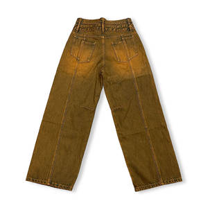 انخفاض موك 30 + تخصيص OEM ODM الجينز الفضفاضة الرجال مستقيم دائم خمر الجينز الكلاسيكي تنوعا نمط عارضة ارتداء اليومية - Product Image 2