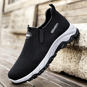 Chaussures de sport pour hommes, baskets de course, chaussures de basket personnalisées, en cuir véritable, en cuir de vache, à lacets, en mesh - Product Image 3