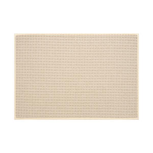 พรมพื้นที่เรียบง่ายสไตล์เรขาคณิต สีเบจ วัสดุผสมขนแกะ สำหรับห้องนั่งเล่น ห้องนอน ดูแลรักษาง่าย - Product Image 2