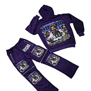 Conjuntos Deportivos Personalizados de Manga Larga, Trajes para Correr, Ropa Deportiva de Corte Regular, Sudadera con Capucha a Precio Bajo y Accesible - Product Image 3