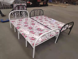 Modern Fashion Furniture Folding <b>Bed</b> Bedroom Furniture Metal <b>Single</b> <b>Bed</b> Dubai Market - Product Image 4