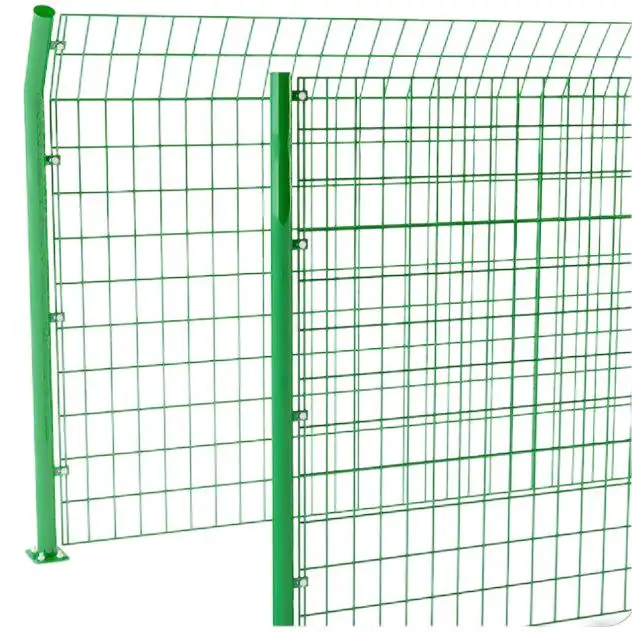 Vente directe clôture bilatérale 3d grillage clôture de protection routière clôture facile à installer 3d galvanisé clôture pour jardin extérieur