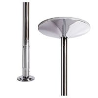 Barre de danse portable et pliable en acier inoxydable pour la maison, idéale pour la relaxation musculaire, l'exercice et les spectacles.