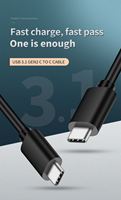 Câble USB Type C à angle droit de 90 degrés pour une charge rapide et une transmission de données haute vitesse pour téléphone portable, tablette et autres appareils