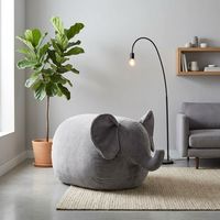 Funda de Silla Tipo Puff para Guardar Peluches, de Terciopelo Suave, para Niños y Niñas, Marca Gian