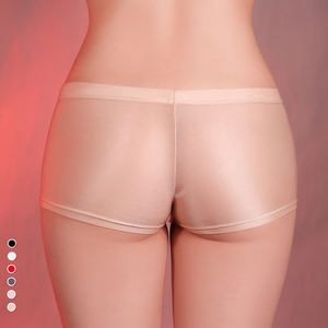 Sous-vêtements sexy pour hommes, haute élasticité, ultra-fin, doux, lisse, en soie, perspective avec poche pour le pénis, boxer pour jeune garçon, 3032 - Product Image 4