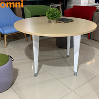 Table de conférence OMNI Custom Cool circulaire/ronde au design moderne à vendre