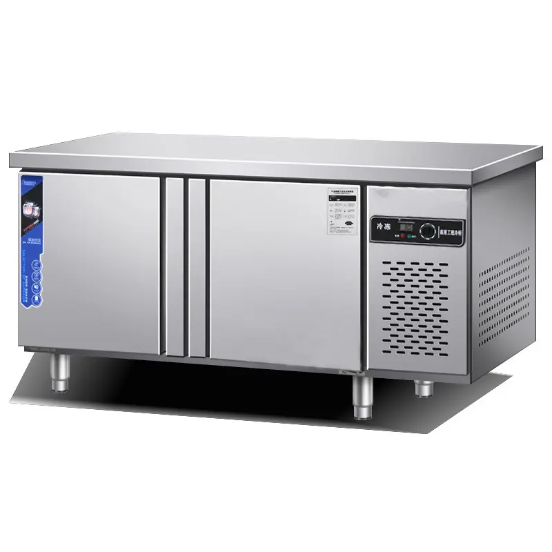 Good quantity horizontal freezers Stainless steel worktable refrigerator for commercial kitchen