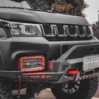 Série complète BJ40 : Pare-chocs avant et arrière compatibles, adaptés aux modèles à hayon latéral et aux environnements tout-terrain difficiles