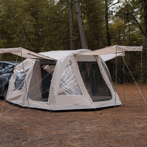 Tente de coffre arrière gonflable pour Tesla Model 3, camping automobile, imperméable, tissu Oxford 3000 mm, abri de hayon, entrée de luxe, 2-3 personnes, véhicule électrique - Product Image 2