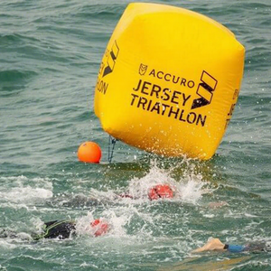 Bouée flottante géante, bouée <span class=keywords><strong>gonflable</strong></span> en forme de cube, cylindre, pilier, tubes, bouées de natation gonflables pour SUP - Product Image 1