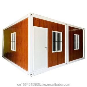 บ้านคอนเทนเนอร์ แผงไม้ รูปทรงสี่เหลี่ยมผืนผ้า ดีไซน์ทันสมัย บ้านคอนเทนเนอร์สำเร็จรูป ความหนามาตรฐาน - Product Image 1