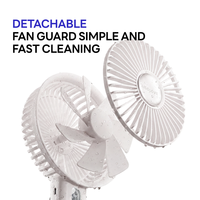 Ventilateur de bureau pliable AISOLOVE à 4 vitesses avec affichage numérique LED, portable et à main, directement de l'usine