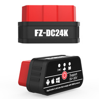Escáner de Automóviles FZ-DC24K OBD Elm327 WiFi V1.5 Mini Universal OBD2 V1.5, Lector de Códigos, Herramienta de Diagnóstico Automotriz, Adaptador OBDII