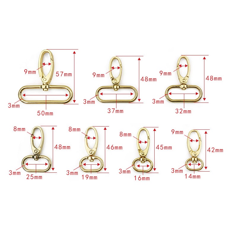 Dwdp-hb07a Zinc Alloy Swivel Snap Hooks - Durable Bag Accessories