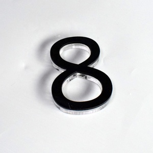 激光切割透明亚克力字母3D Plexi玻璃字母标志商务公司 - Product Image 3