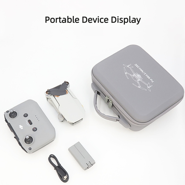 Waterproof Hard Shell Drone Bag EVA-Material Drop-Proof Case with Propeller Holder for Mini 2 Mini 2 SE Vlog Equipment