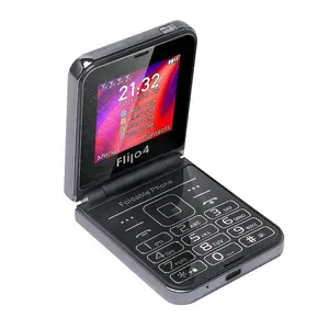 تصميم UNIWA F265 قابل للطي مع لوحة مفاتيح طباعة تعمل بالآشعة الفوق بنفث بوصة شاشة TFT منفذ USB Type-C 4 sim card هاتف محمول