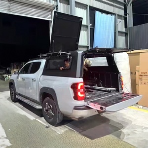 Capote rigide pour <span class=keywords><strong>Ford</strong></span> <span class=keywords><strong>Ranger</strong></span> <span class=keywords><strong>Raptor</strong></span> F-150 - Alliage d'aluminium imperméable à l'eau, quatre portes, haute protection - Product Image 3