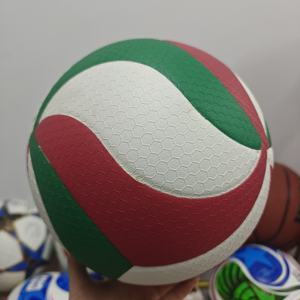 Ballon de volley-ball de compétition pour athlètes professionnels, taille officielle 5, cuir PU supérieur pour des performances optimales - Product Image 2