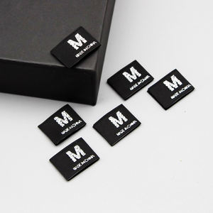 Número de tamaño Etiquetas de ropa Etiquetas de tamaño tejidas para prendas Etiqueta de cuello cómoda para identificación de tamaño de ropa - Product Image 4