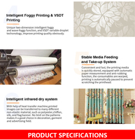 3.2m 2024 numérique tissu machine d'impression textile sublimation ptinter pour drap de lit