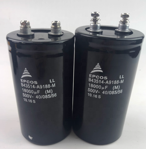 Aluminum Electrolytic Inverter capacitor EPCOS 500V 18000UF 75*115MM High-<strong>voltage</strong> <strong>Variable</strong> <strong>Frequency</strong> - Product Image 2