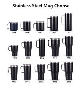 พิมพ์โลโก้ตามสั่ง แก้วน้ำเก็บความร้อนสุญญากาศเคลือบผง ขนาด 20 ออนซ์ และ 30 ออนซ์ แก้วน้ำสแตนเลสแบบพกพา - Product Image 2