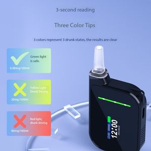 Testeur d'alcool portable d'usine d'origine, capteur électrochimique, détecteur d'alcool anti-conduite en état d'ivresse, éthylotest, prix bas - Product Image 5