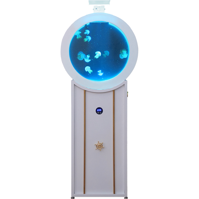 (Blanc) Cylindre rond + socle + thermostat