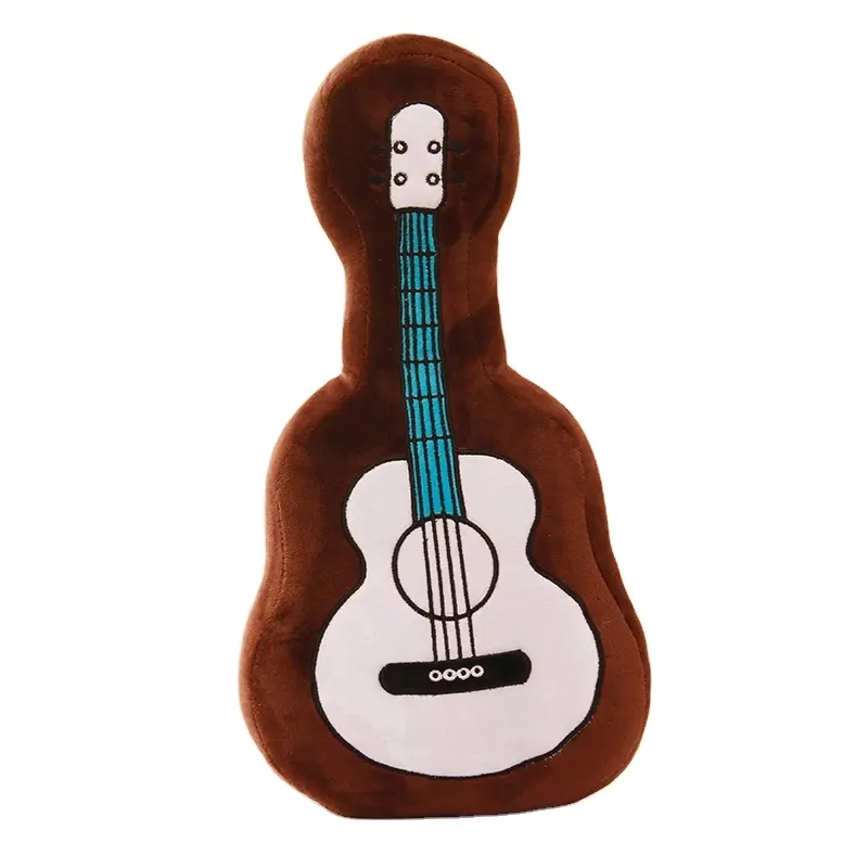 Cross Border Guitar Đồ Chơi Sang Trọng Ném Gối Violin Trẻ Em Cụ Mềm Đệm Cho Món Quà