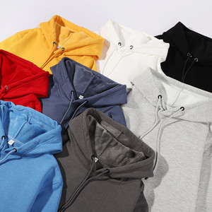 300gsm-500gsm de algodón sudaderas con capucha sudaderas en blanco al por mayor de encargo de lana/chenilla Sudadera con capucha - Product Image 1
