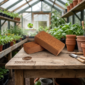 Cocotronics Cocopeat 100% Naturel Haute Concentration en EC 650 Grammes Briquettes Biodégradables Écologiques Haute Rétention d'Eau pour Jardin et Plantes - Product Image 3