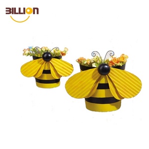 Pote de flor colgante balcón de la planta de jardín de hierro de Metal plantador al por mayor de la decoración del hogar - Product Image 3