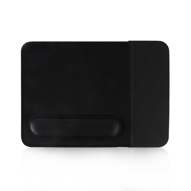 Custom Wireless Charging Computer Mouse Pad Wireless Charging Desk Mat Fast Wireless Phone Charger Mouse Mat