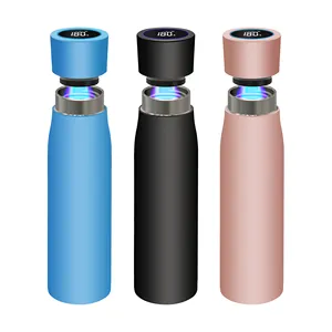 Prodotti di vendita calda 2024 produttore autopulente bottiglia di acqua Eco Friendly 316 in acciaio inox Thermos promemoria Smart Drinkware