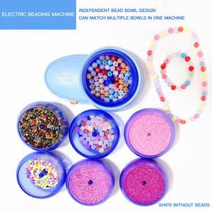 آلة خرز كهربائية لصنع الأساور، ماكينة نسج الخرز الكريستالي الزجاجي الأوتوماتيكية، آلة صغيرة لصناعة الخرز والحياكة - Product Image 4