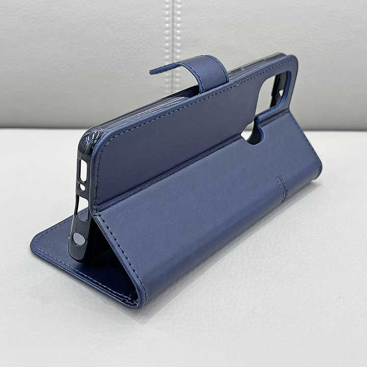 Luxury Magnet Fold Flip Cover Card Wallet Leather Stich Book Mobile Phone Cases for Samsung S24 23 22 21