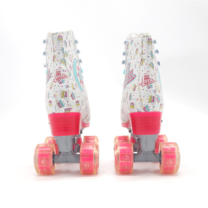 Patines de cuatro ruedas hechas en fábrica, alta calidad, de cuero, azul, plátano, malla, carcasa de PVC - Product Image 3