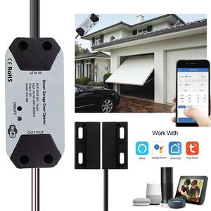 Controlador inteligente automático de puerta de garaje, controlador inalámbrico enrollable para puerta corredera, <span class=keywords><strong>Wifi</strong></span>, Tuya - Product Image 3