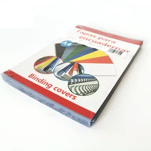 Free Sample A3 A4 A5 PVC Binding Sheet Rigid Clear PVC Book Covers Plastic