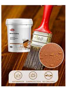 Vernis à bois transparent à base d'eau, faible odeur, finition <span class=keywords><strong>satinée</strong></span> avec protection anti-rayures - Product Image 5